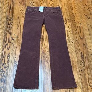 NWT sz 32 BDG Urban Outfitters Brown Corduroy Bootcut Flare Pants western long